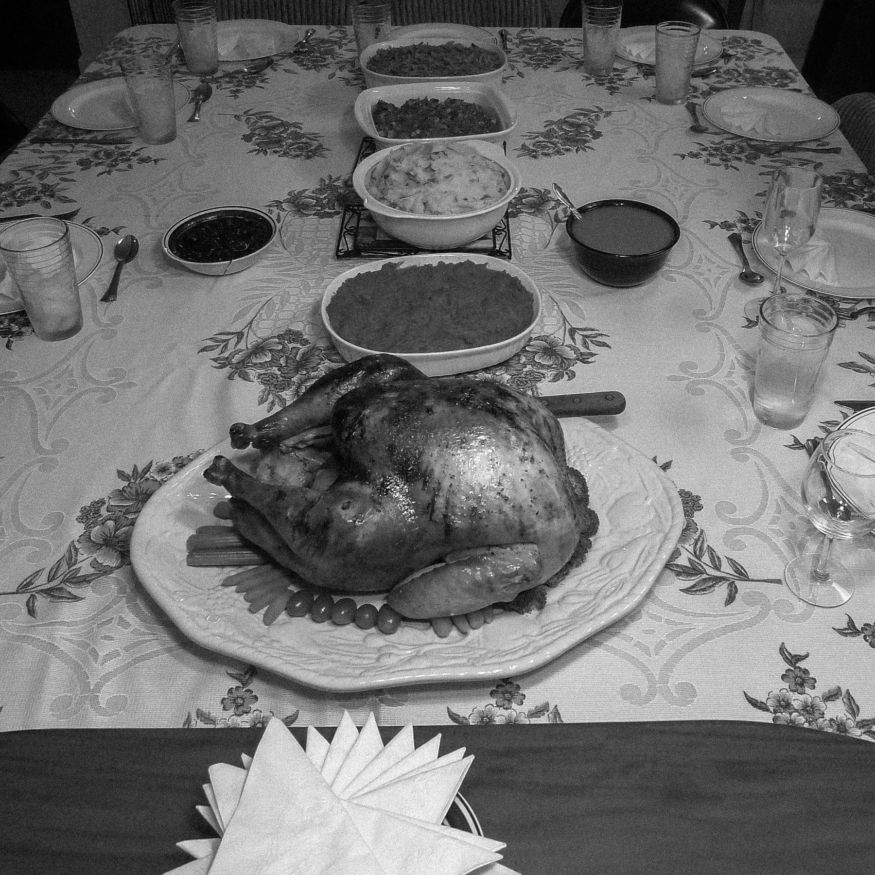A laid table, from the series anātman